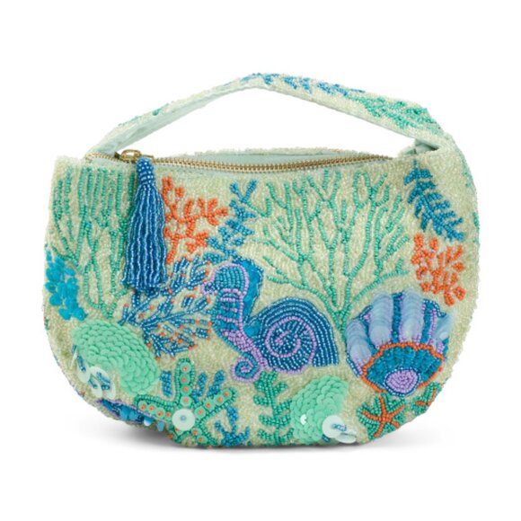 TikTok Viral Handmade Beaded Bag in Ocean theme NWT - Picture 4 of 10
